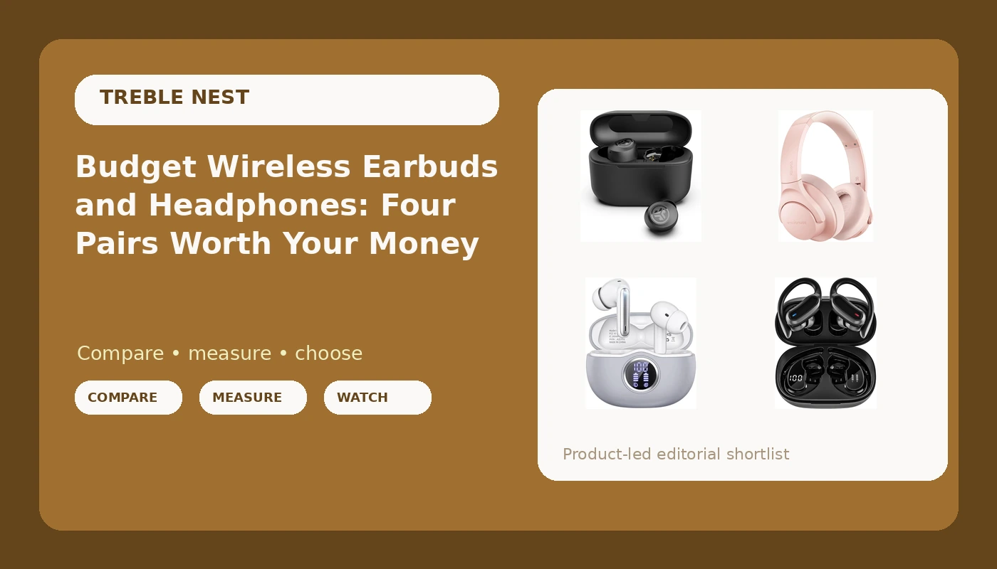 Budget Wireless Earbuds and Headphones: Four Pairs Worth Your Money