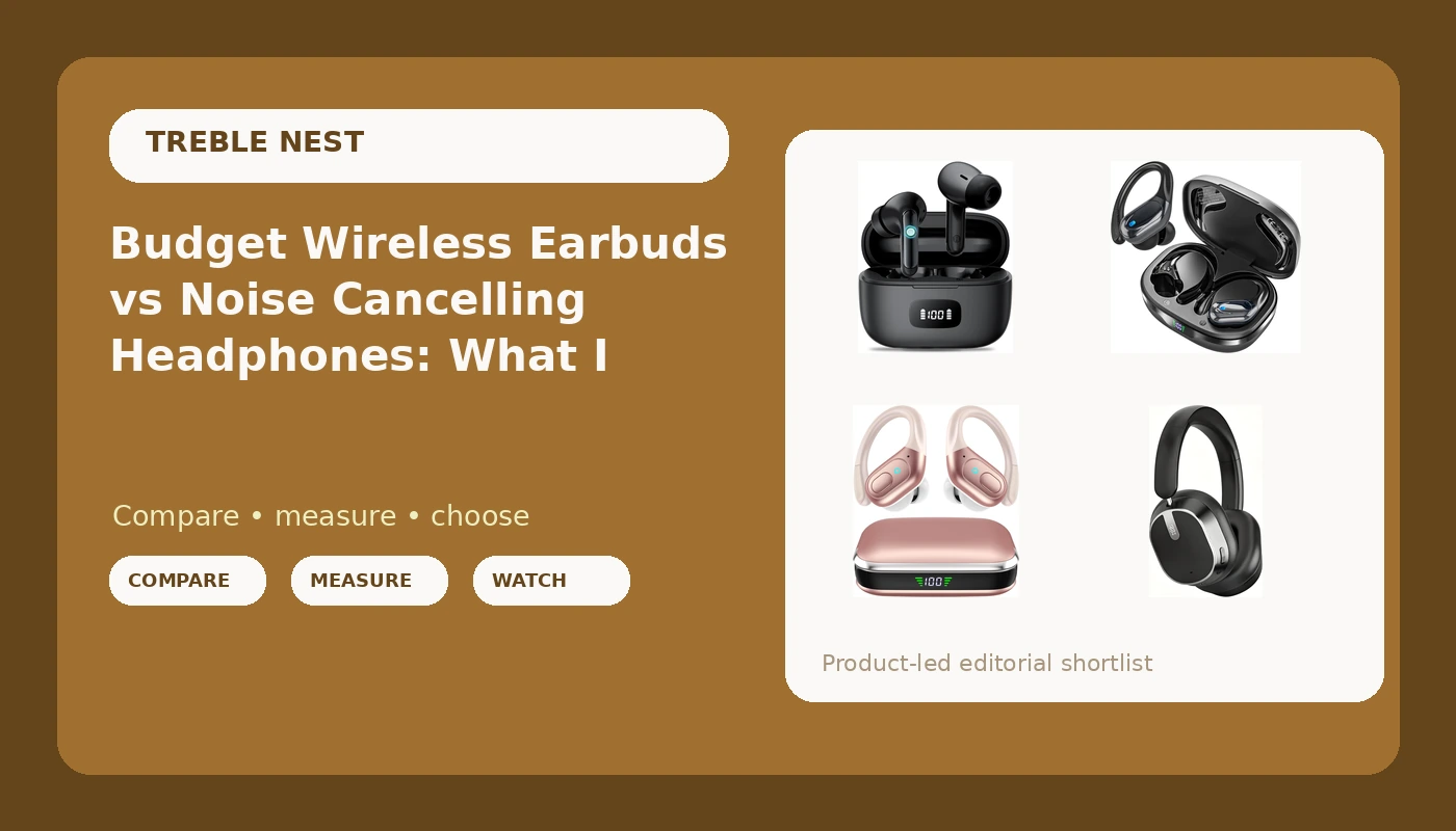 Budget Wireless Earbuds vs Noise Cancelling Headphones: What I'd Buy