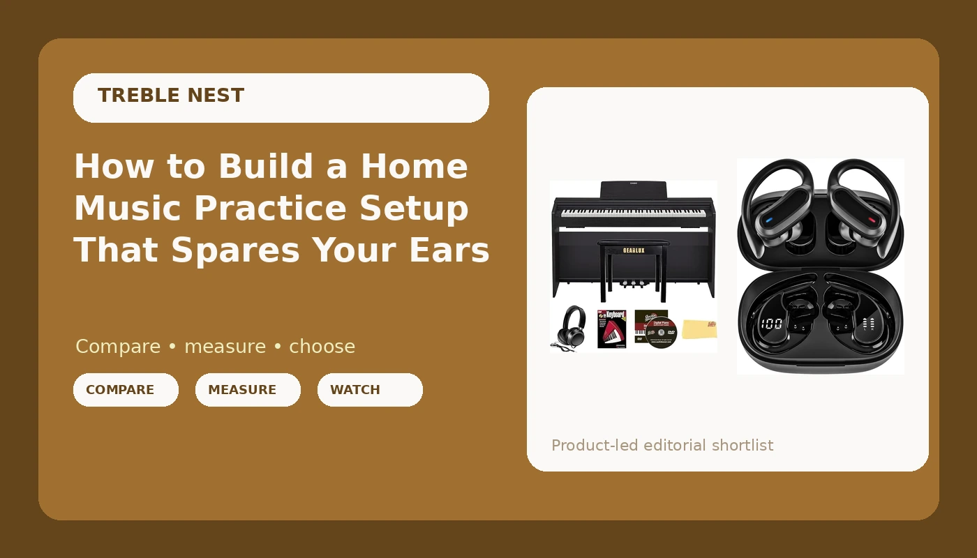 How to Build a Home Music Practice Setup That Spares Your Ears