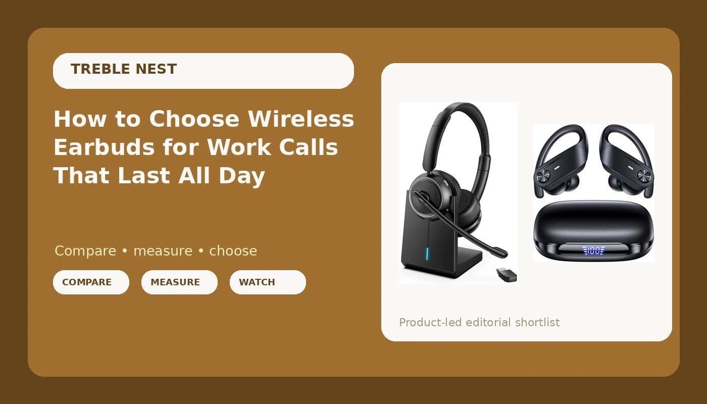 How to Choose Wireless Earbuds for Work Calls That Last All Day