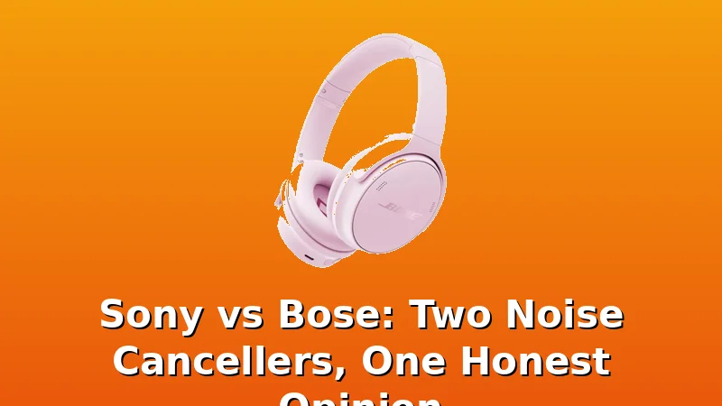 Sony vs Bose: Two Noise Cancellers, One Honest Opinion - Treble Nest review with measurements and honest opinion